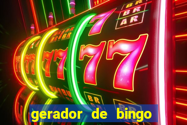 gerador de bingo cha de bebe