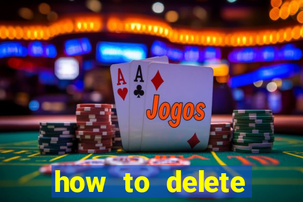 how to delete account in bingo plus