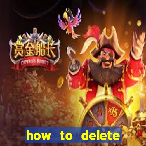 how to delete account in bingo plus