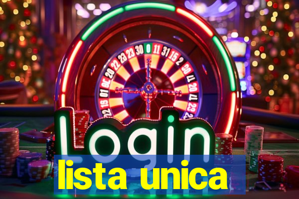 lista unica