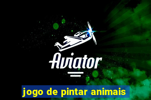 jogo de pintar animais