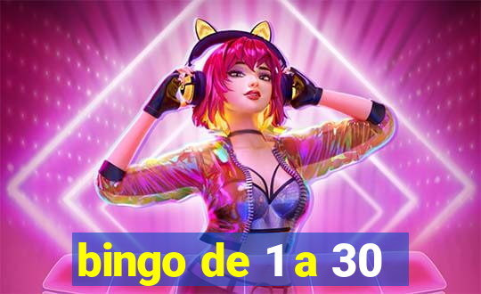 bingo de 1 a 30