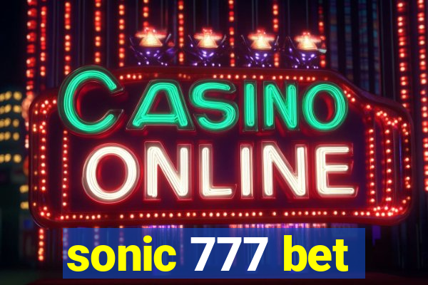 sonic 777 bet