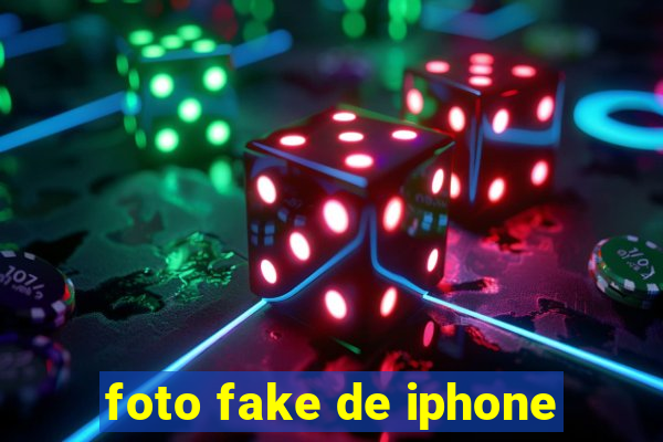 foto fake de iphone