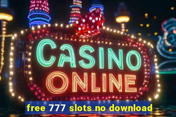 free 777 slots no download