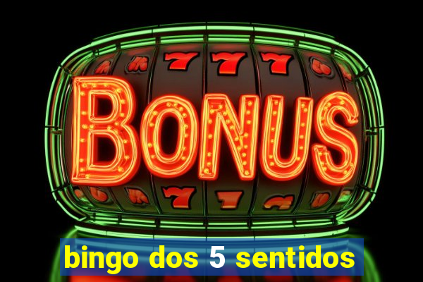 bingo dos 5 sentidos