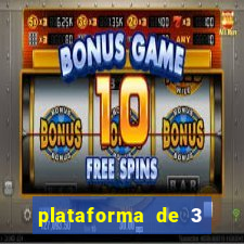 plataforma de 3 reais pg