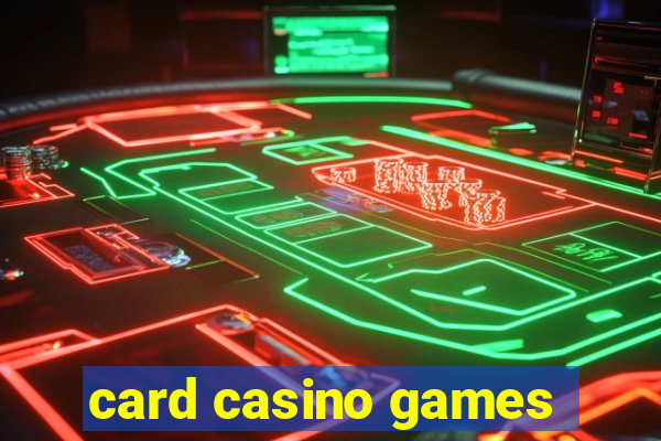 card casino games