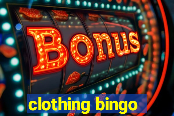 clothing bingo