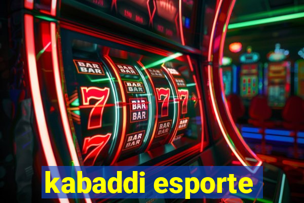 kabaddi esporte