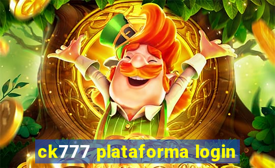 ck777 plataforma login