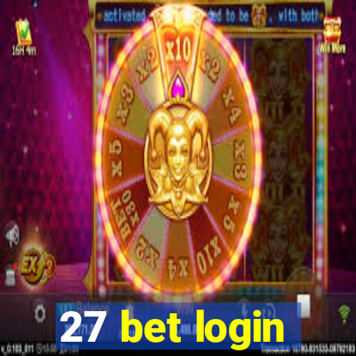 27 bet login