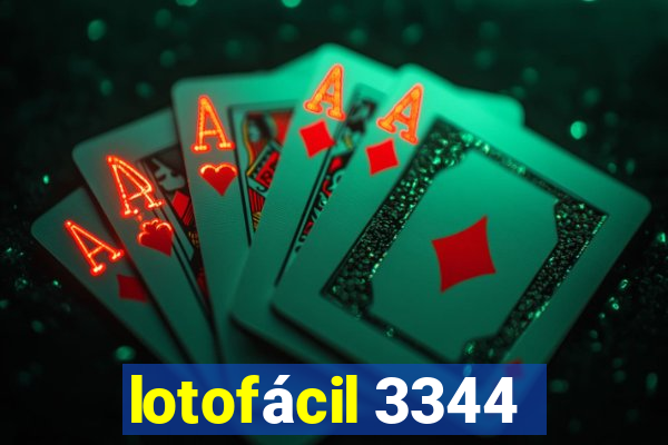 lotofácil 3344