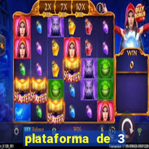 plataforma de 3 reais cassino