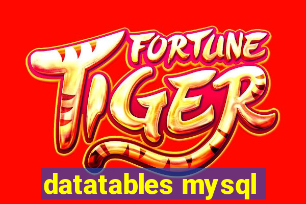 datatables mysql