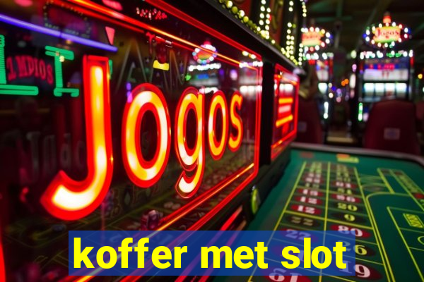 koffer met slot