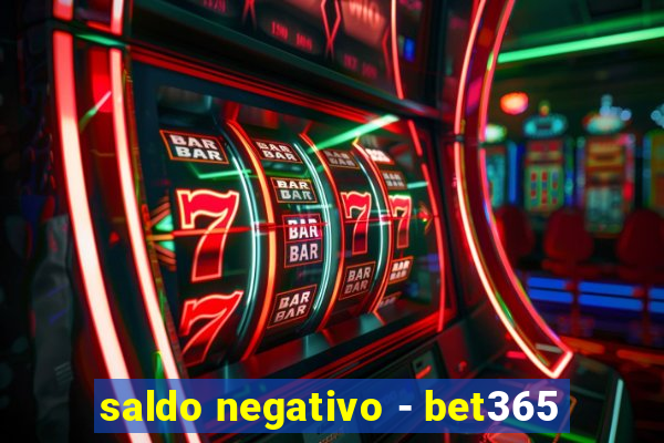 saldo negativo - bet365