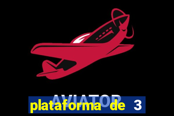 plataforma de 3 reais slots