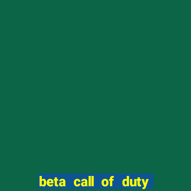 beta call of duty black ops 6 game pass