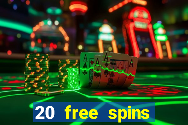 20 free spins cookie casino