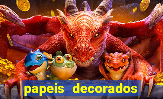 papeis decorados para imprimir