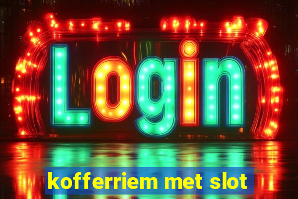 kofferriem met slot