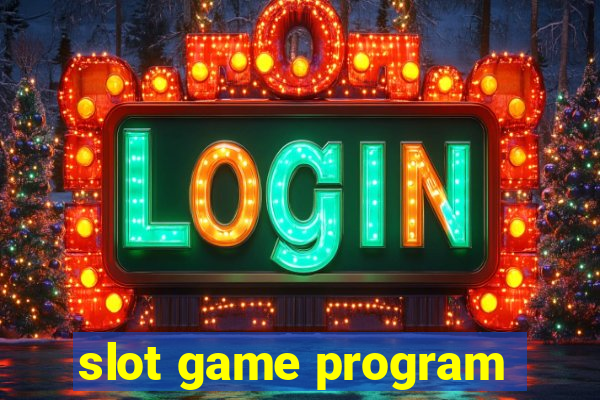 slot game program