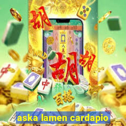 aska lamen cardapio