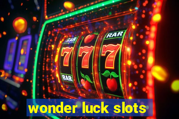 wonder luck slots