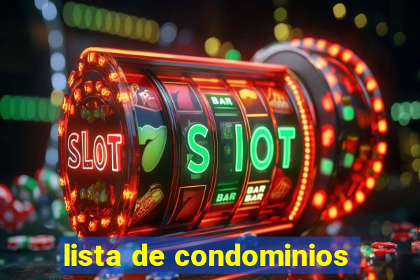 lista de condominios