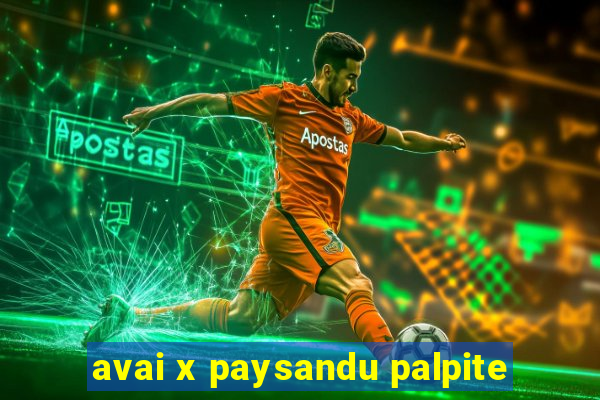 avai x paysandu palpite