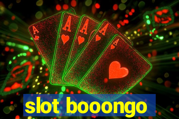 slot booongo