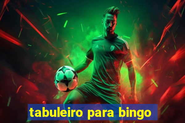 tabuleiro para bingo