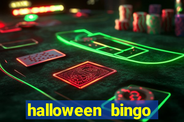 halloween bingo card maker