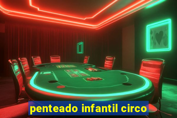 penteado infantil circo