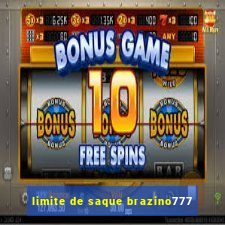 limite de saque brazino777