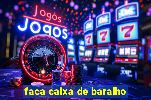 faca caixa de baralho