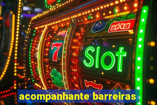 acompanhante barreiras