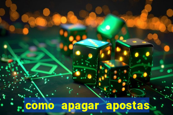 como apagar apostas no app da caixa
