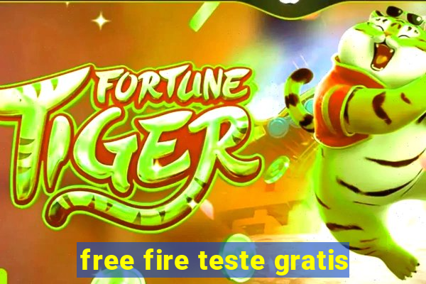 free fire teste gratis