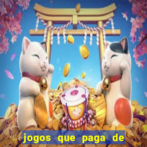 jogos que paga de verdade via pix