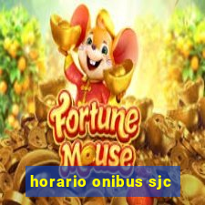 horario onibus sjc