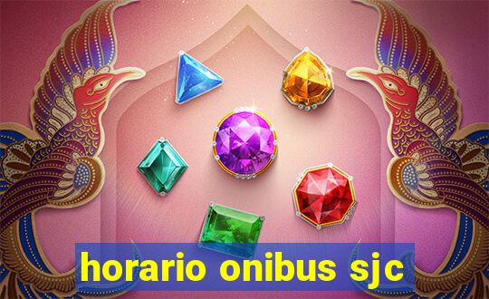 horario onibus sjc