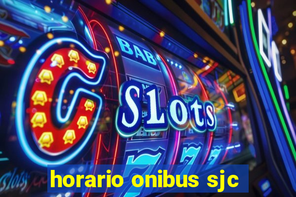 horario onibus sjc