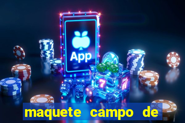 maquete campo de futebol (isopor)